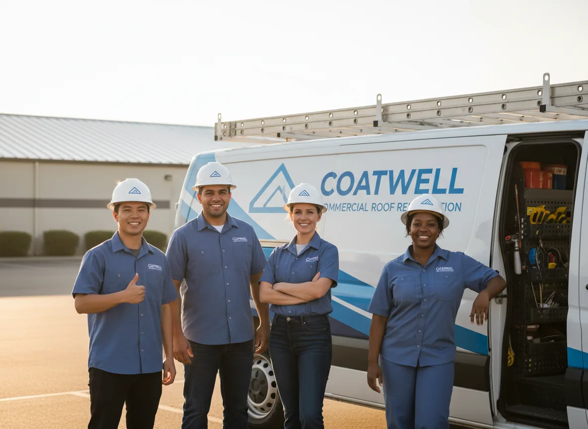 Commercial roof coating company in Poteau, OK
